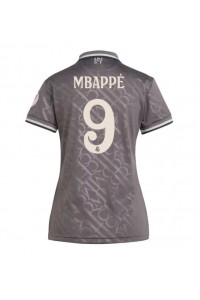 Fotbalové Dres Real Madrid Kylian Mbappe #9 Dámské Třetí Oblečení 2024-25 Krátký Rukáv